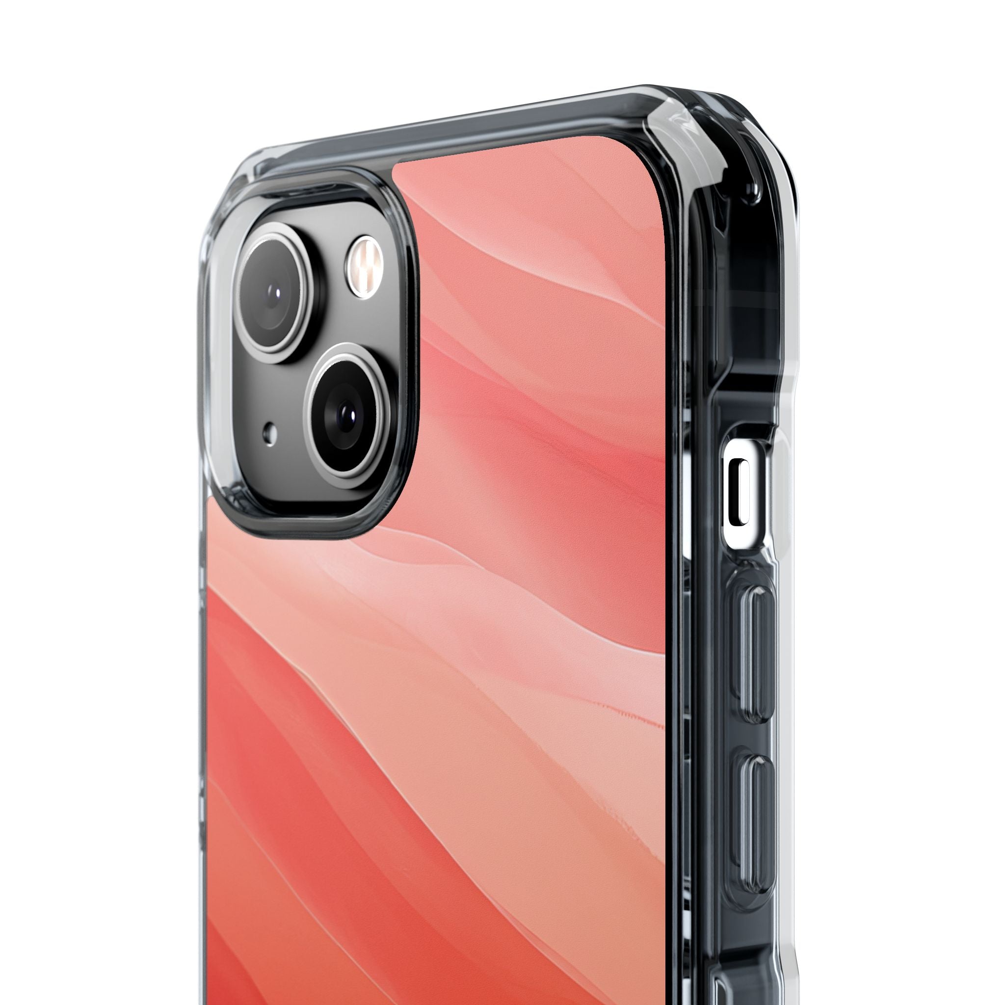 Flowing Coral Waves iPhone 14 - Impact Clear+
