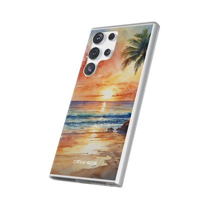 Sunset Palm Samsung S23 Ultra Case - Soft