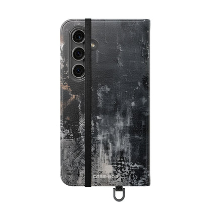 Midnight Brushstroke - Samsung S24 Plus -lompakkokotelo