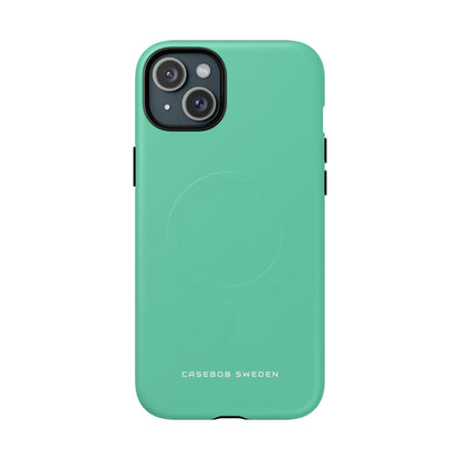 Medium Aquamarine iPhone 15  Tough+ Phone Case