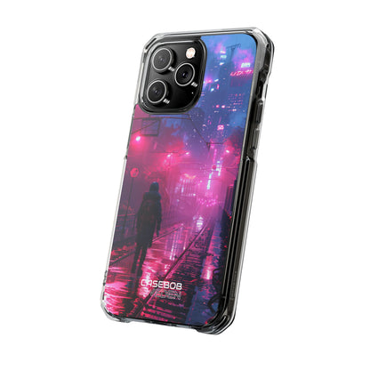 Neon Shadow City iPhone 14 - Impact Clear+
