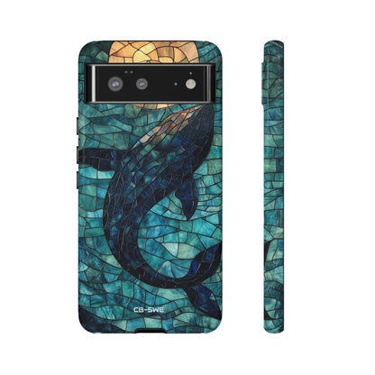 Whale Dives Upward - Google Pixel Case