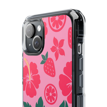 Tropical Hibiscus Harmony iPhone Case - Impact