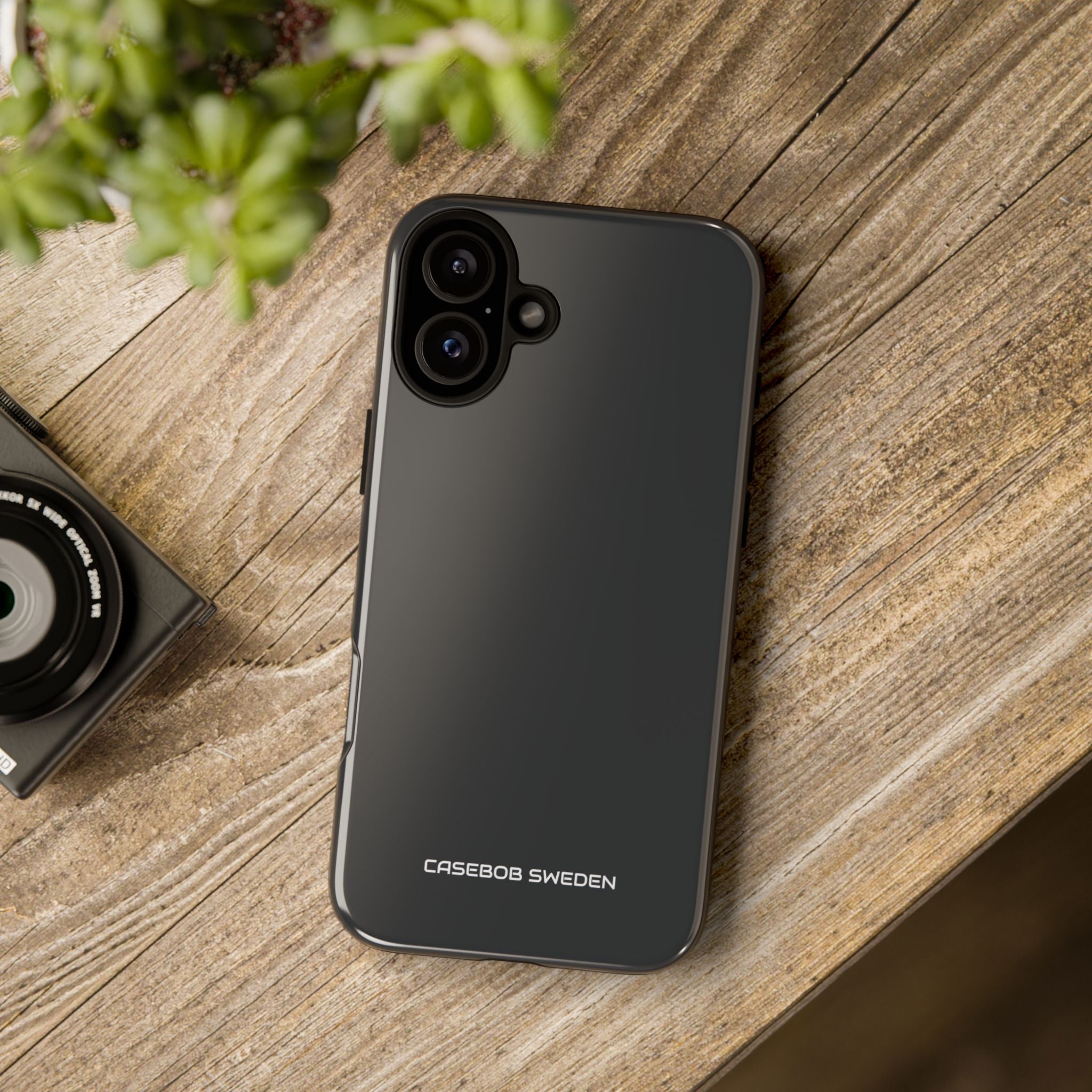 Graphite Black - Tough iPhone 16 Phone Case