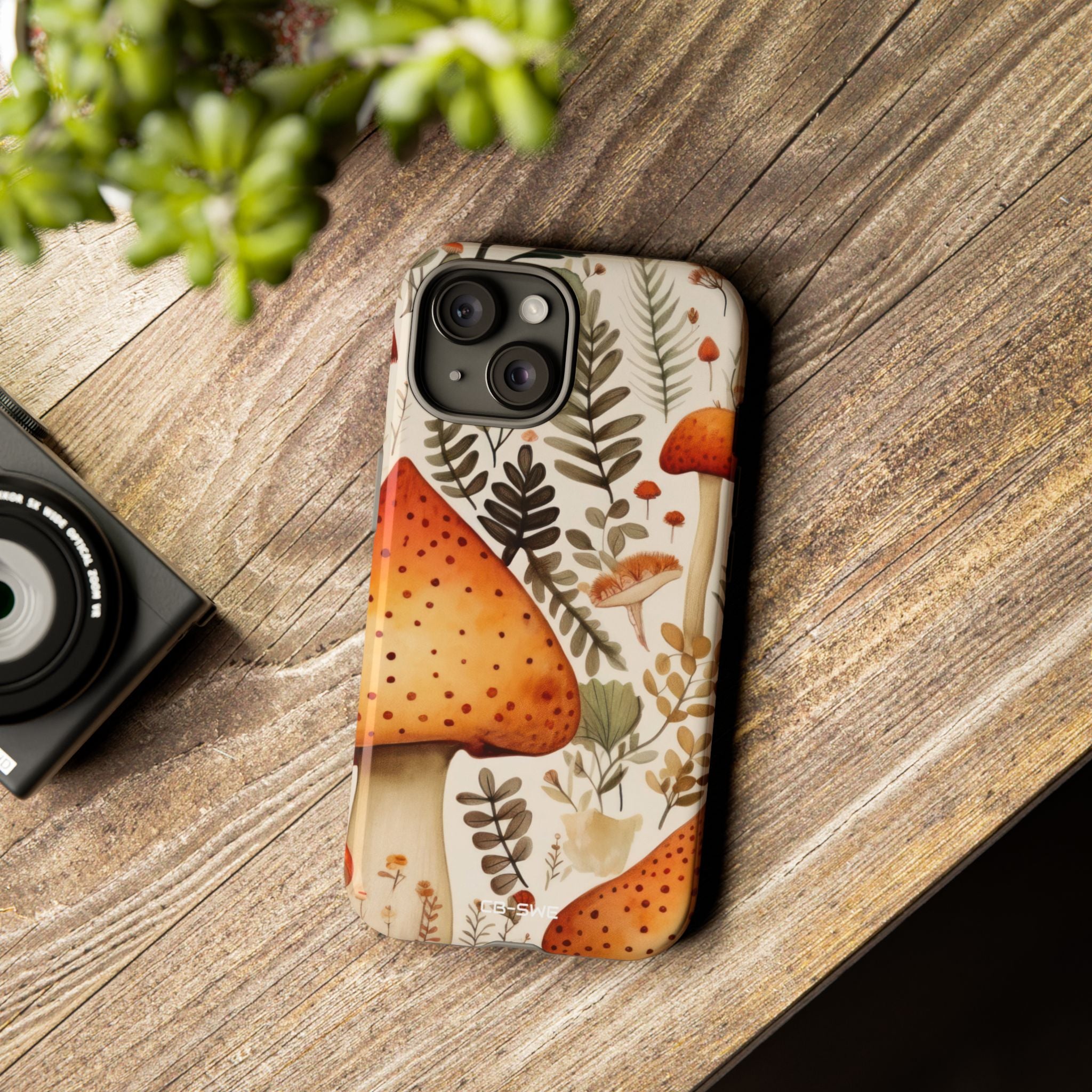 Mushrooms Sprout Cheerfully - iPhone Case