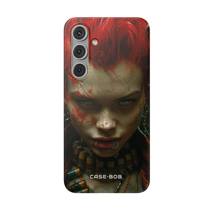 Red Spike Gaze Samsung S24 Plus Case - Soft