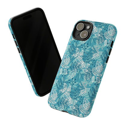 Spring Blue Leaf - Protective Phone Case