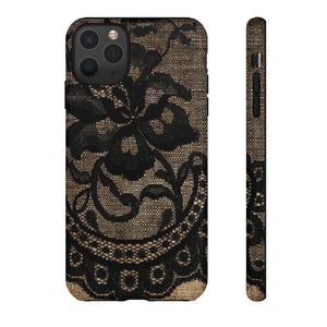 Broomrose Gothic Flower - Protective Phone Case