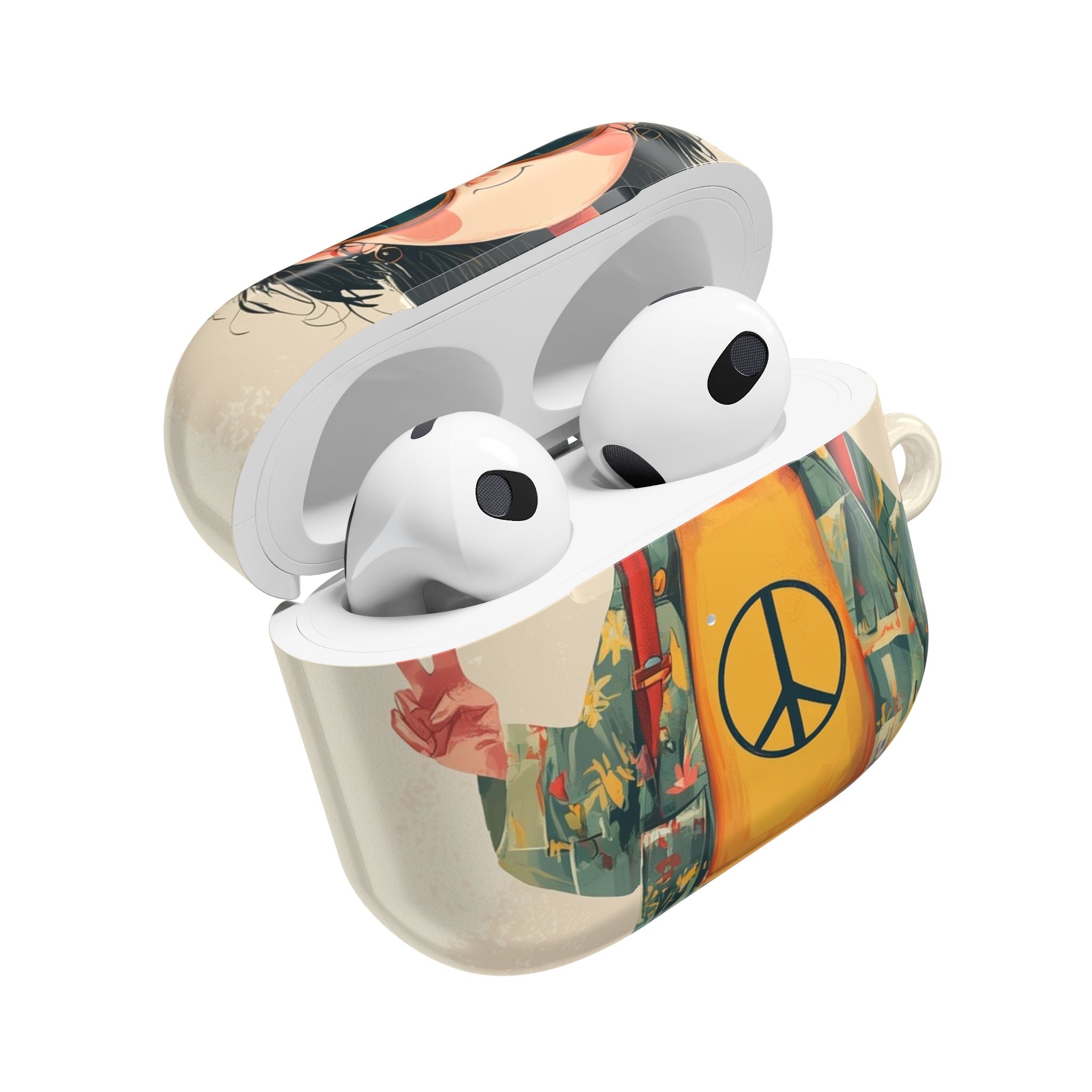 Peace Pigtails - AirPods Case