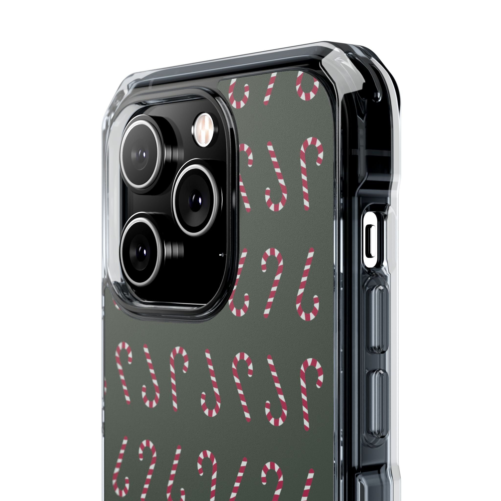 Candy Canes Aligned iPhone Case - Impact