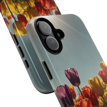 Tulips Embrace Sunlight - iPhone Case