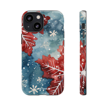 Winter Leaves Dance - iPhone Case