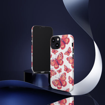 Vibrant Butterfly Dance - iPhone Case