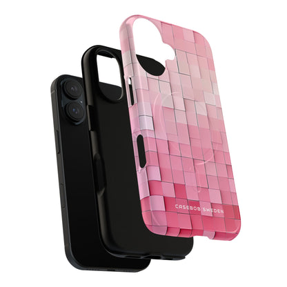 Gradient Pink Mosaic iPhone 16 | Tough+ Phone Case