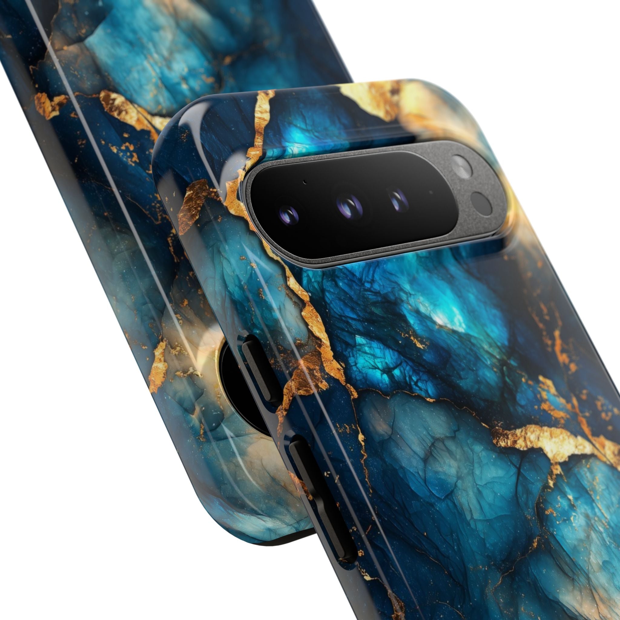 Luminous Gold Veins - Google Pixel Case