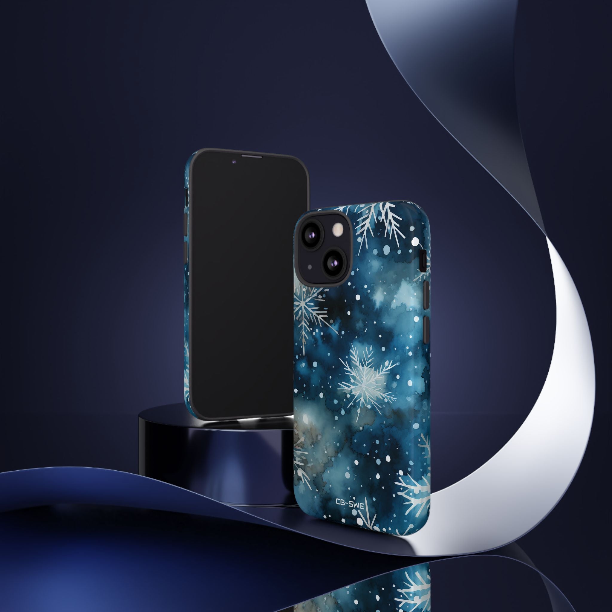 Winter Snowflakes Dance - iPhone Case