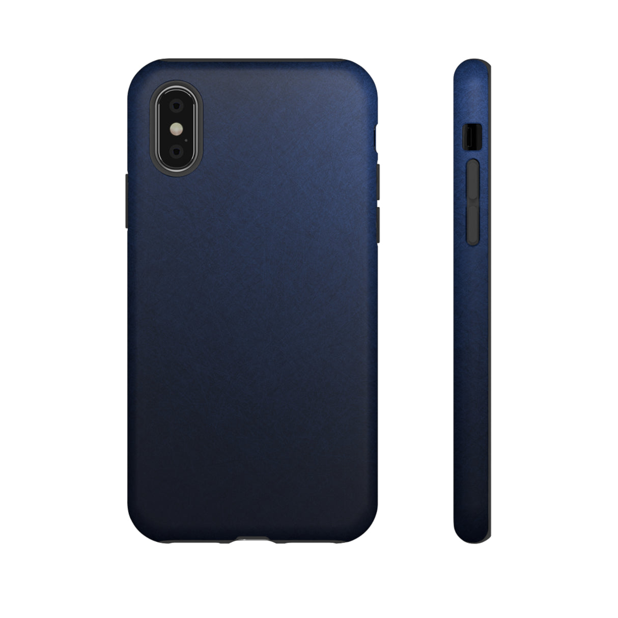 Gradient Black & Blue iPhone Case (Protective) iPhone X Matte Phone Case