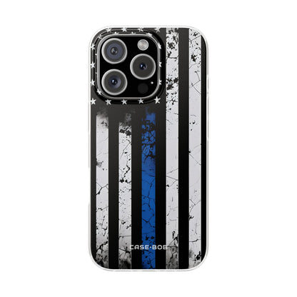 Blue Stripe Flag iPhone 16 Pro Case - Soft