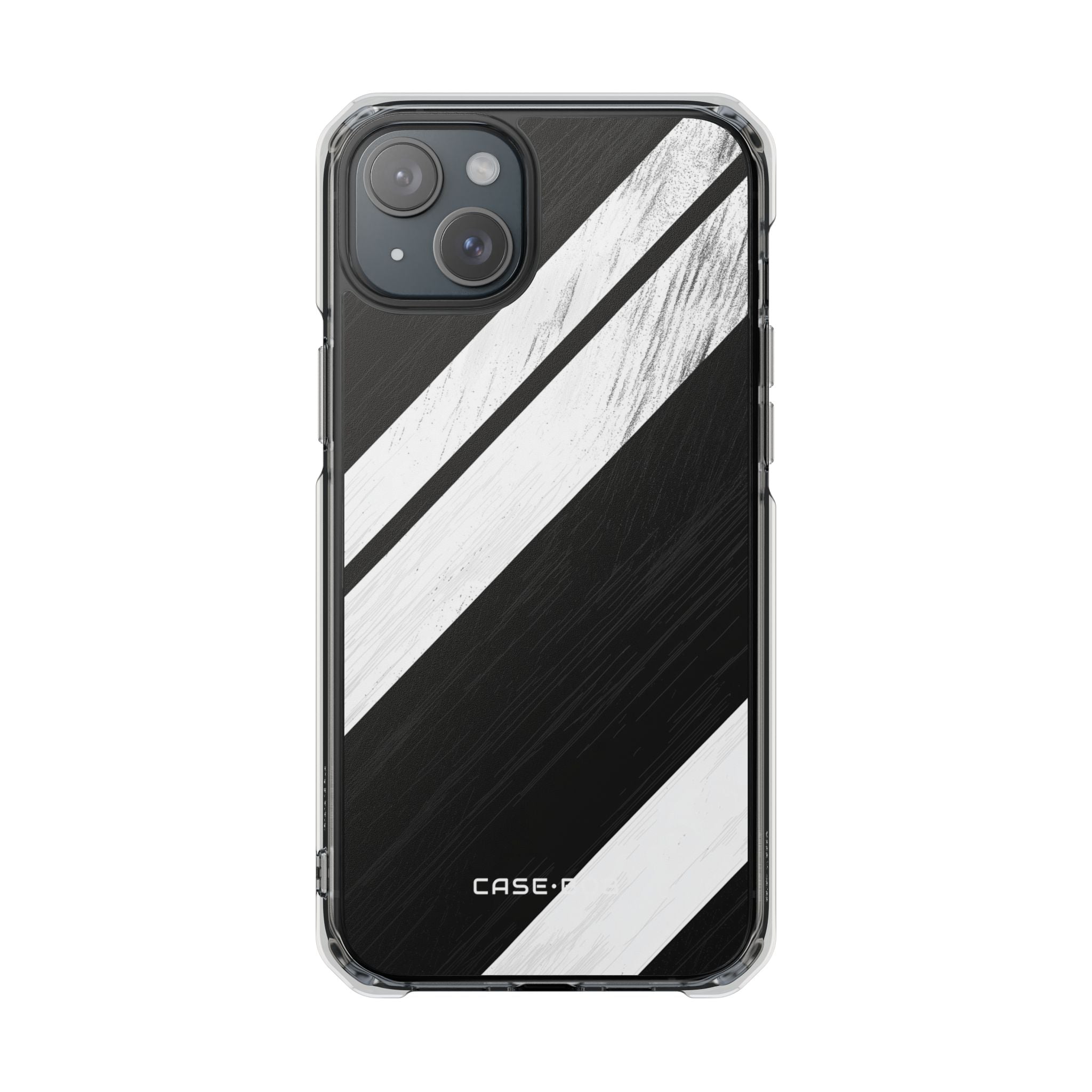 Distressed Stripe Motion iPhone 15 Plus Case - Impact