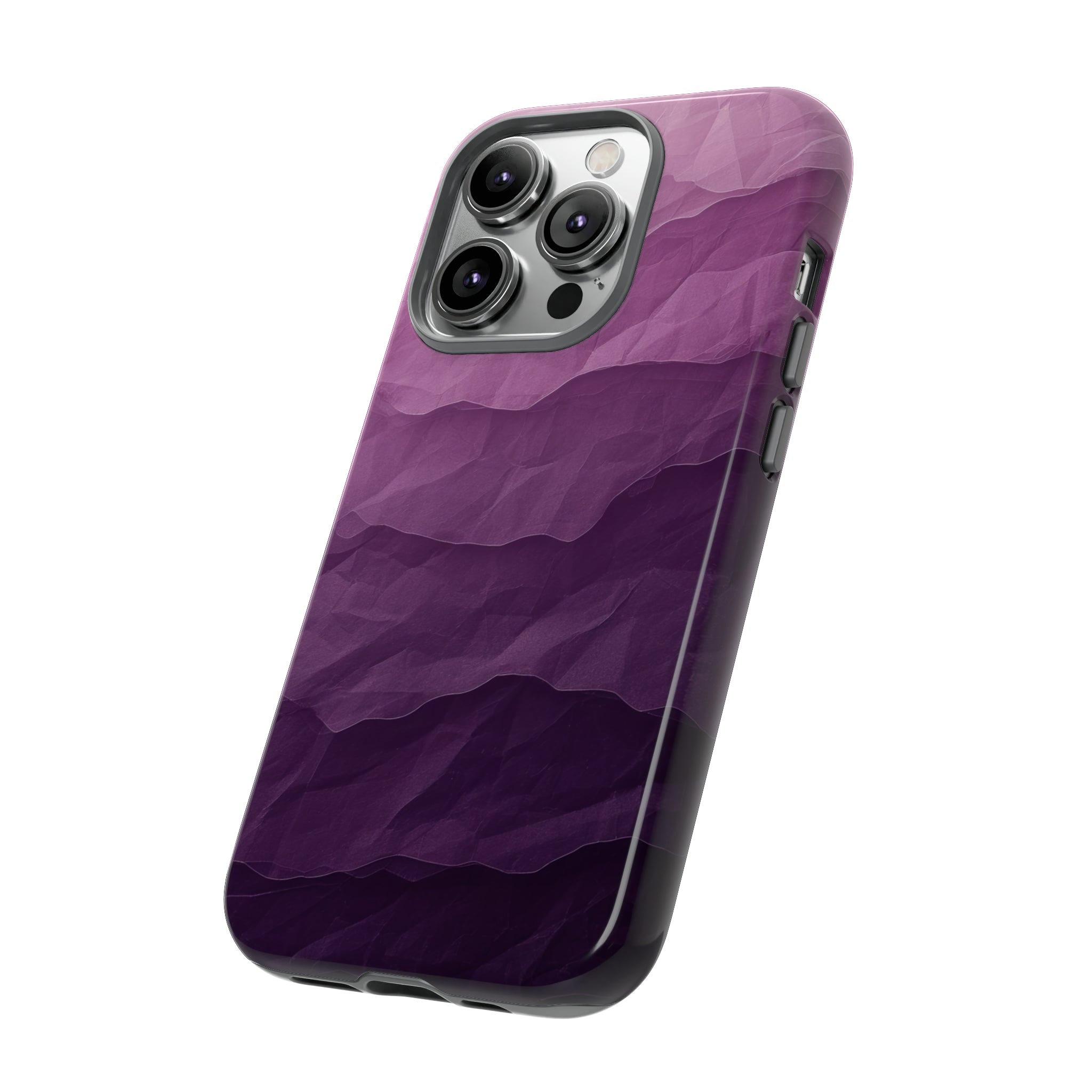 Lilac to Plum Gradient - Protective Phone Case