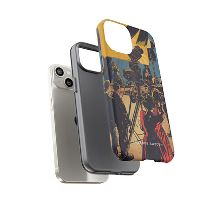 Golden Era Cinematic Spotlight iPhone 14 - Tough Phone Case