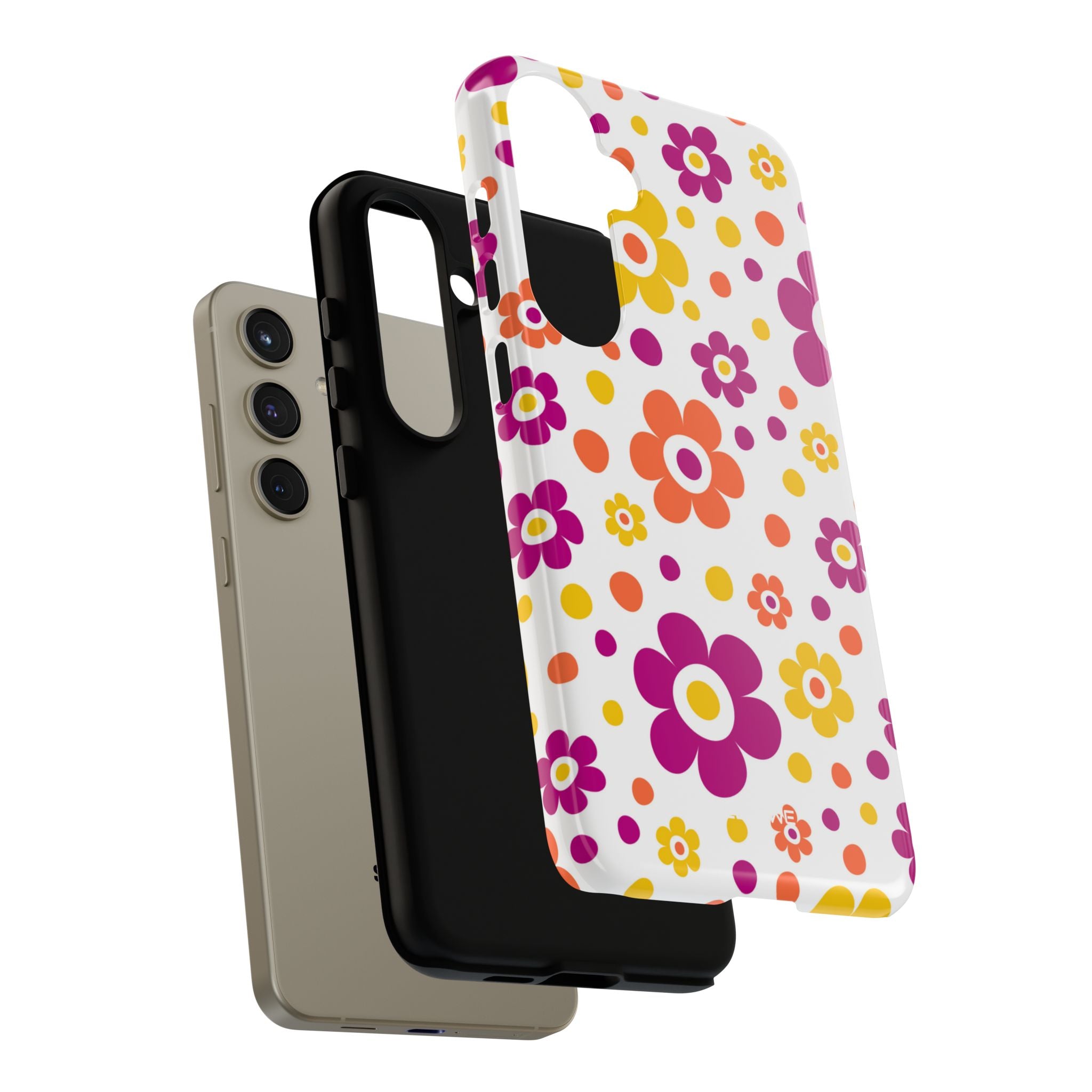 Retro Floral Playfulness - Samsung Case