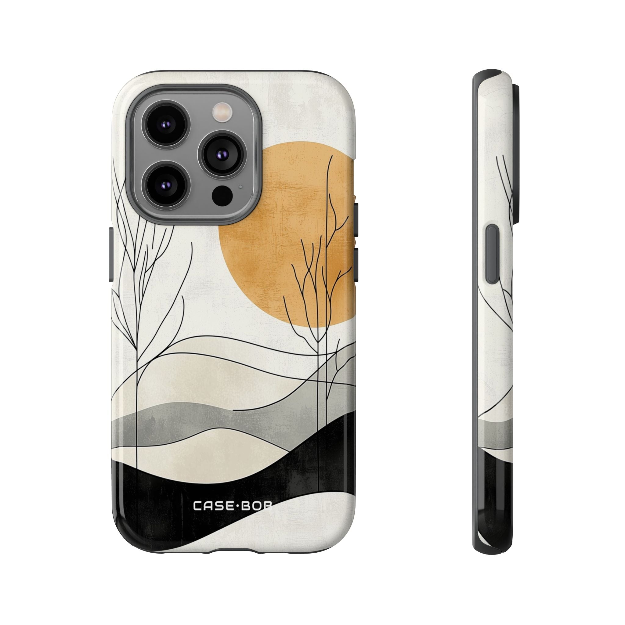 Orange Halo iPhone 14 Pro Case - Tough