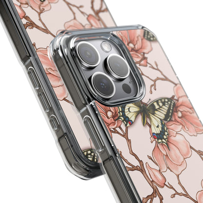 Butterflies and Magnolias Harmony iPhone Case - Impact