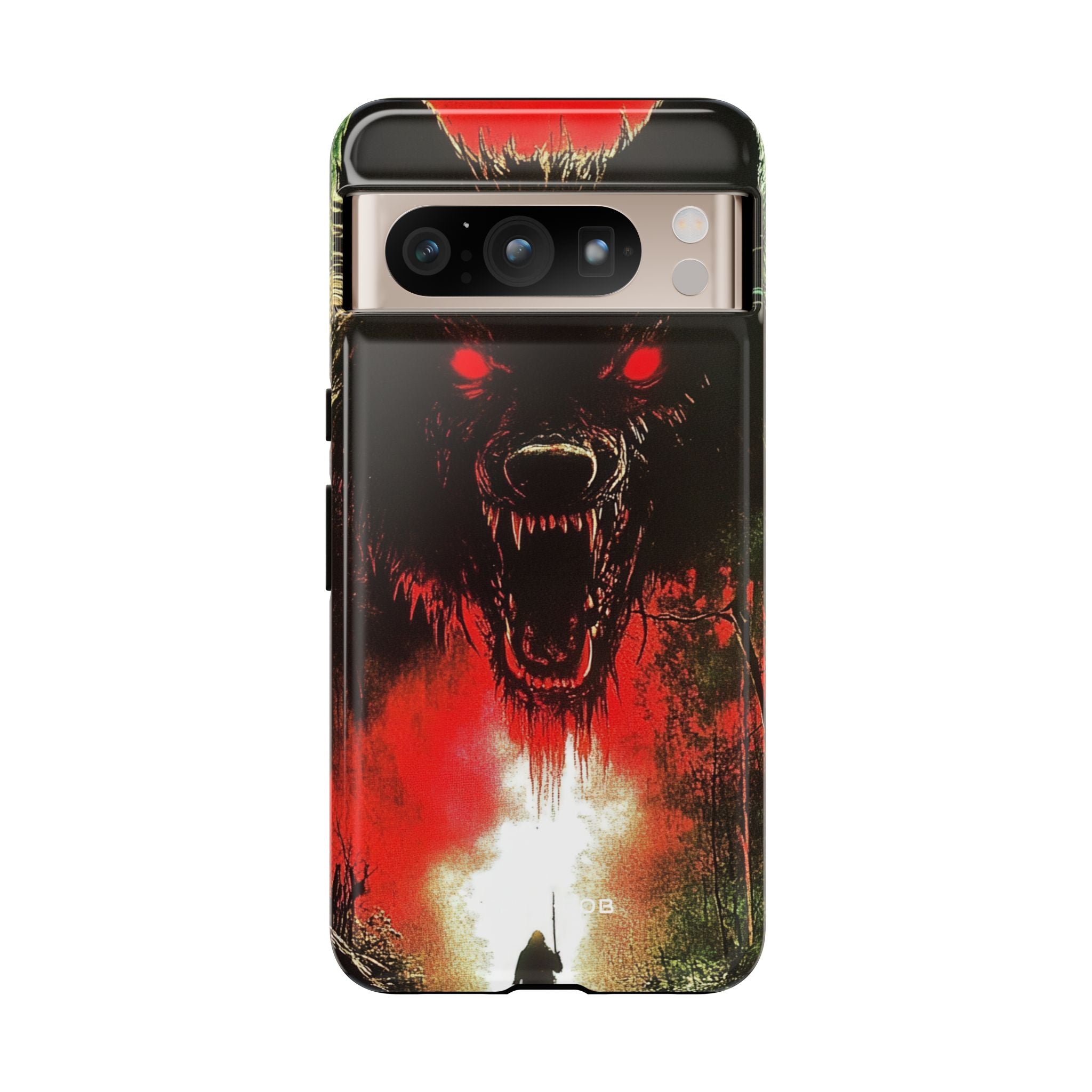 Crimson Wolf Google Pixel 8 Pro Case - Tough