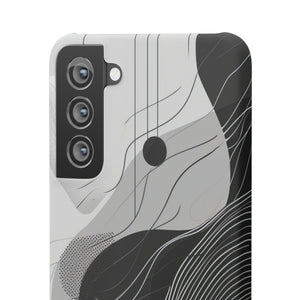 Monochrome Elegance | Slim Phone Case for Samsung