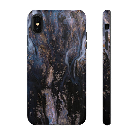 Blue River Ink Art iPhone Case (Protective) iPhone XS MAX Matte Phone Case