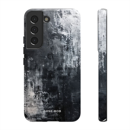 Textured Blackscape Samsung S22 Case - Tough