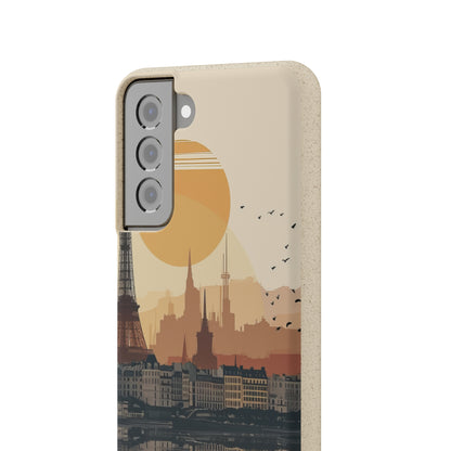 Parisian Sunset Serenity | Biodegradable Phone Case