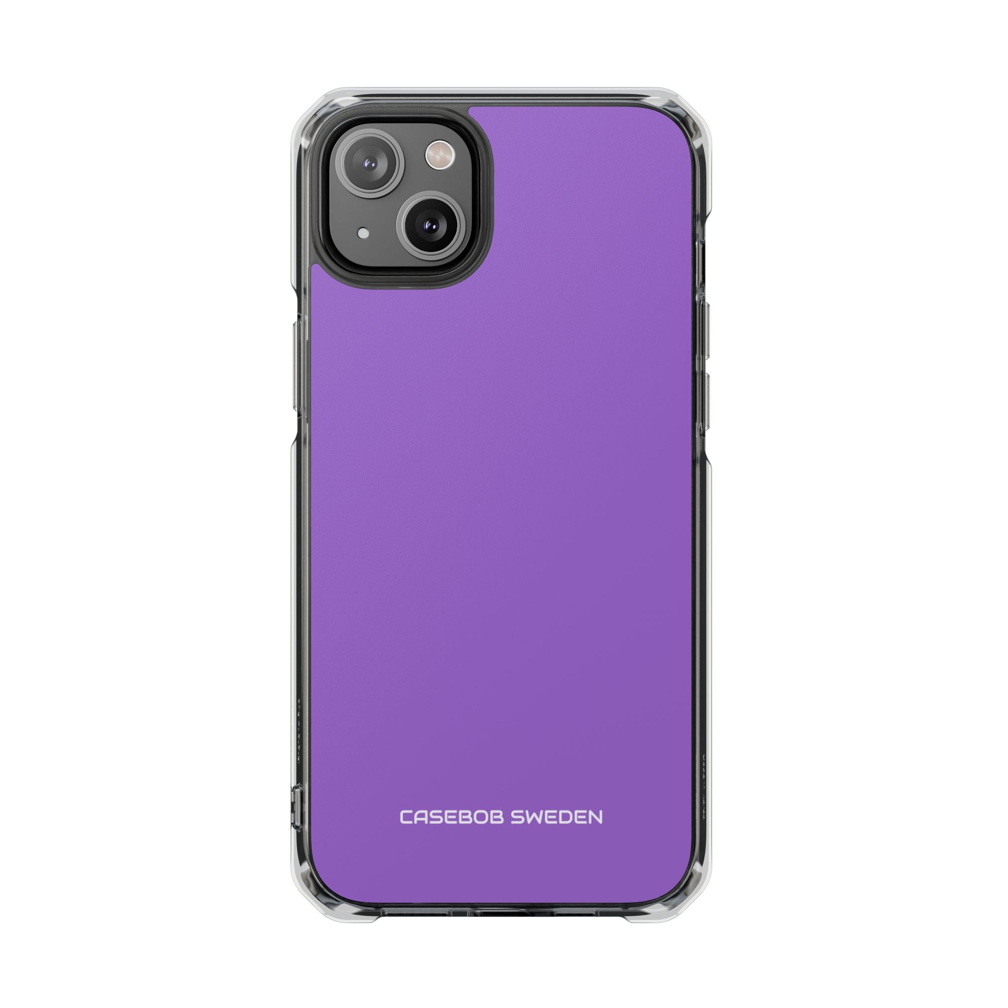 Amethyst Purple - Clear Impact iPhone 14 Phone Case