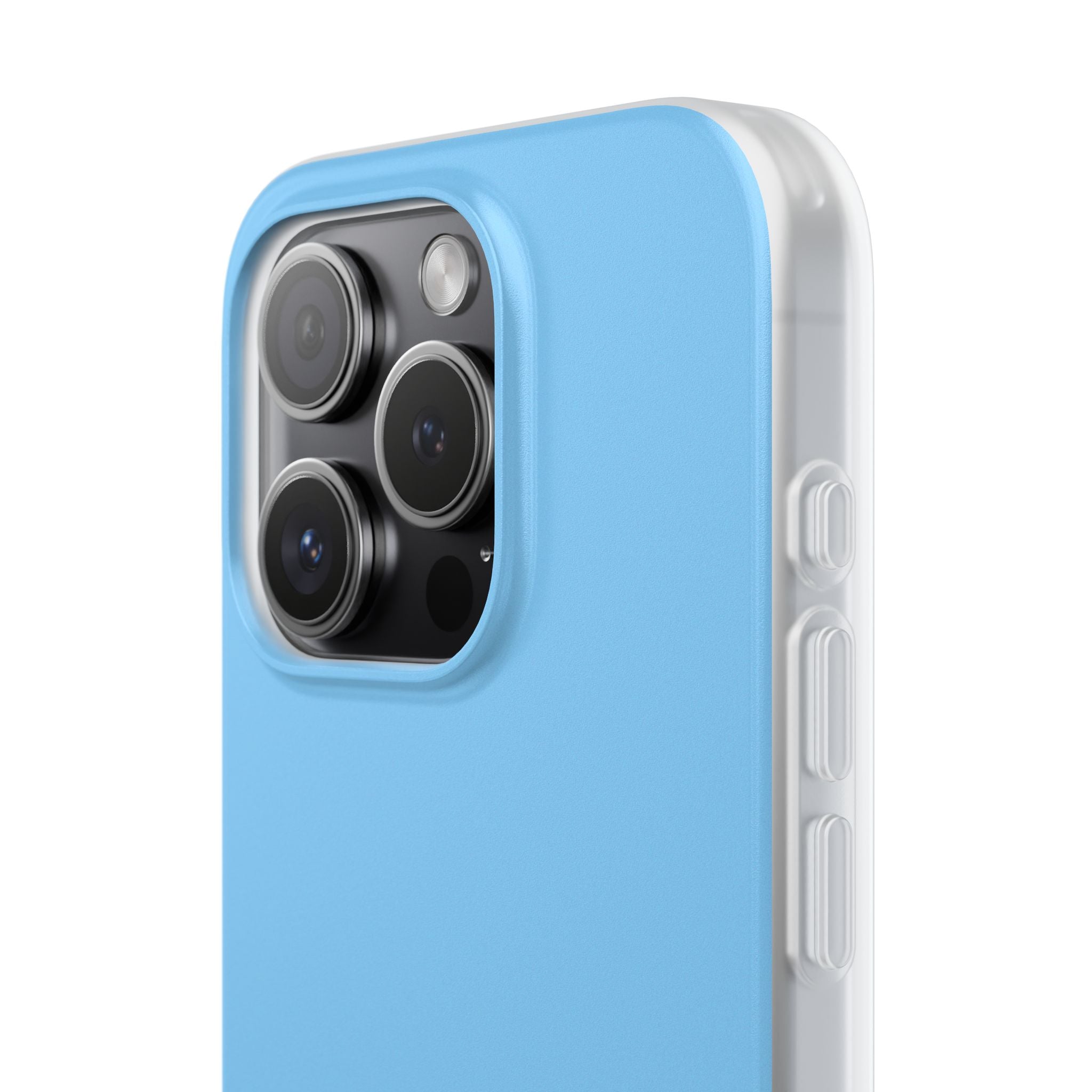 Light Sky Blue iPhone 15 - Flexi Phone Case