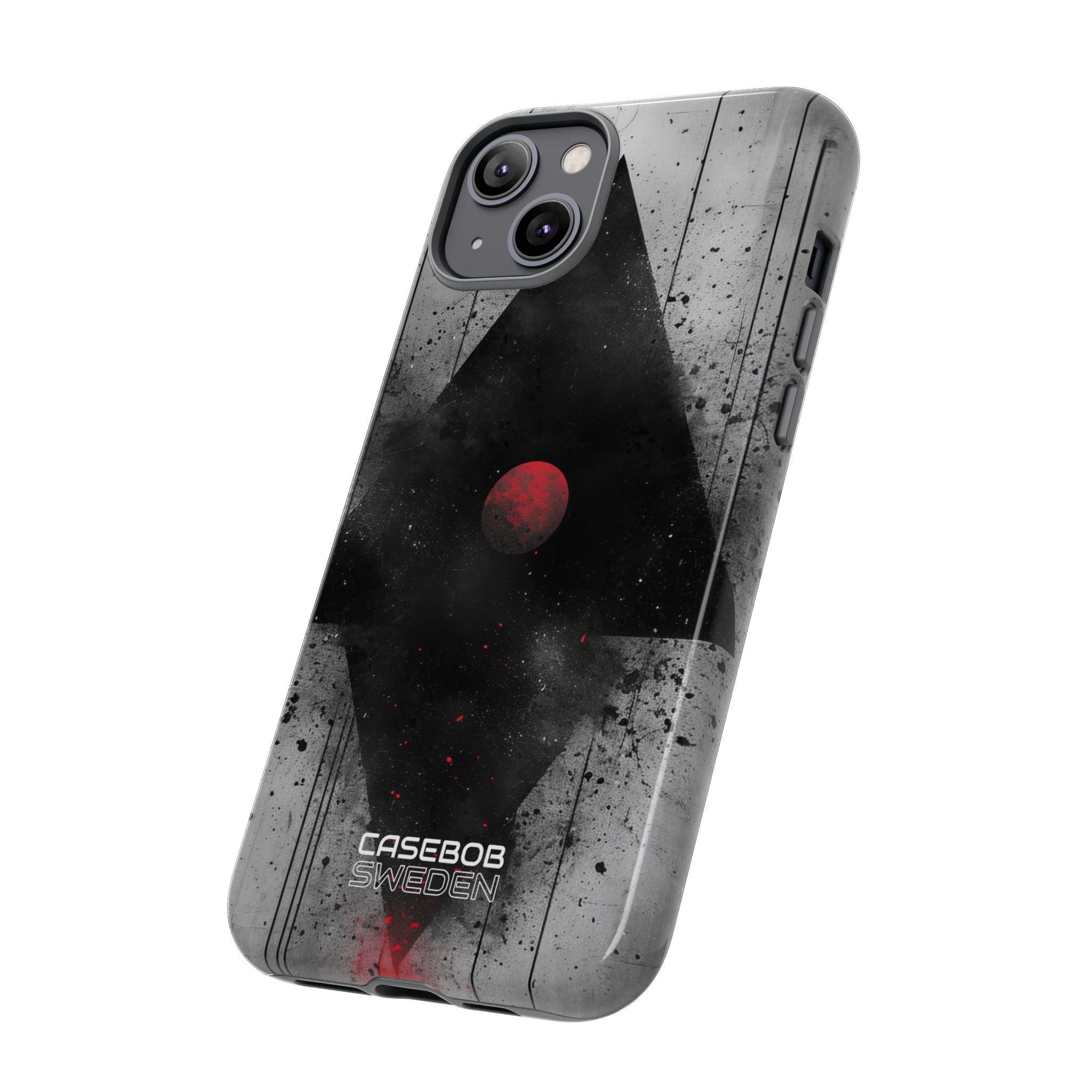Crimson Core Geometry iPhone 14 - Tough