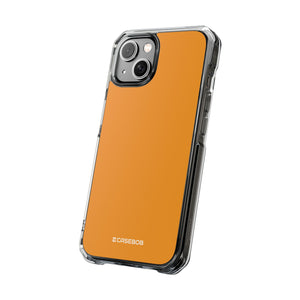 Carrot Orange | Phone Case for iPhone (Clear Impact Case - Magnetic)