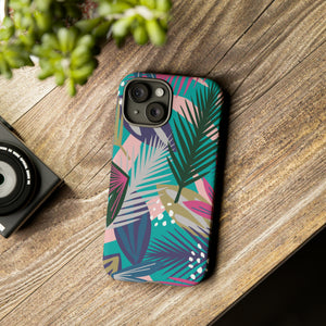 Tropical Leaf Loki - Protective Phone Case