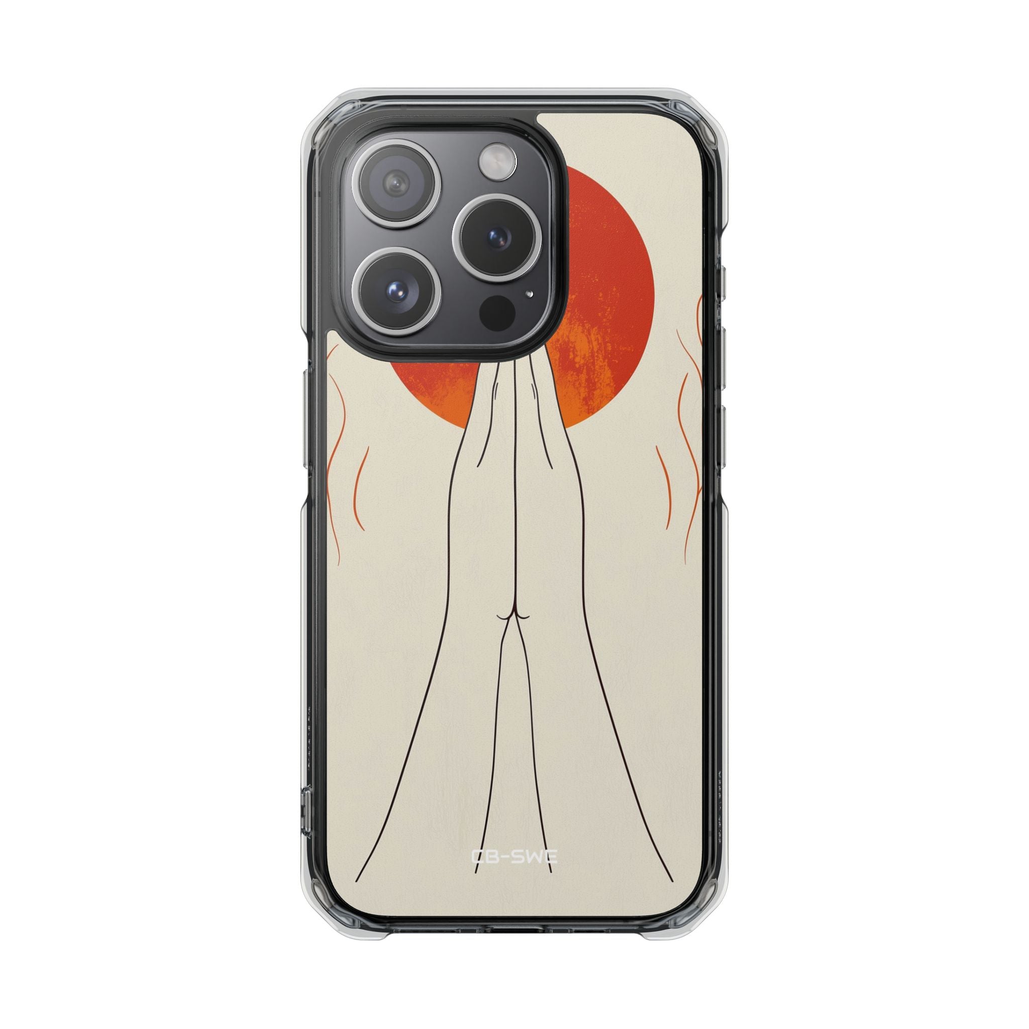 Hands Embrace Sun iPhone Case - Impact