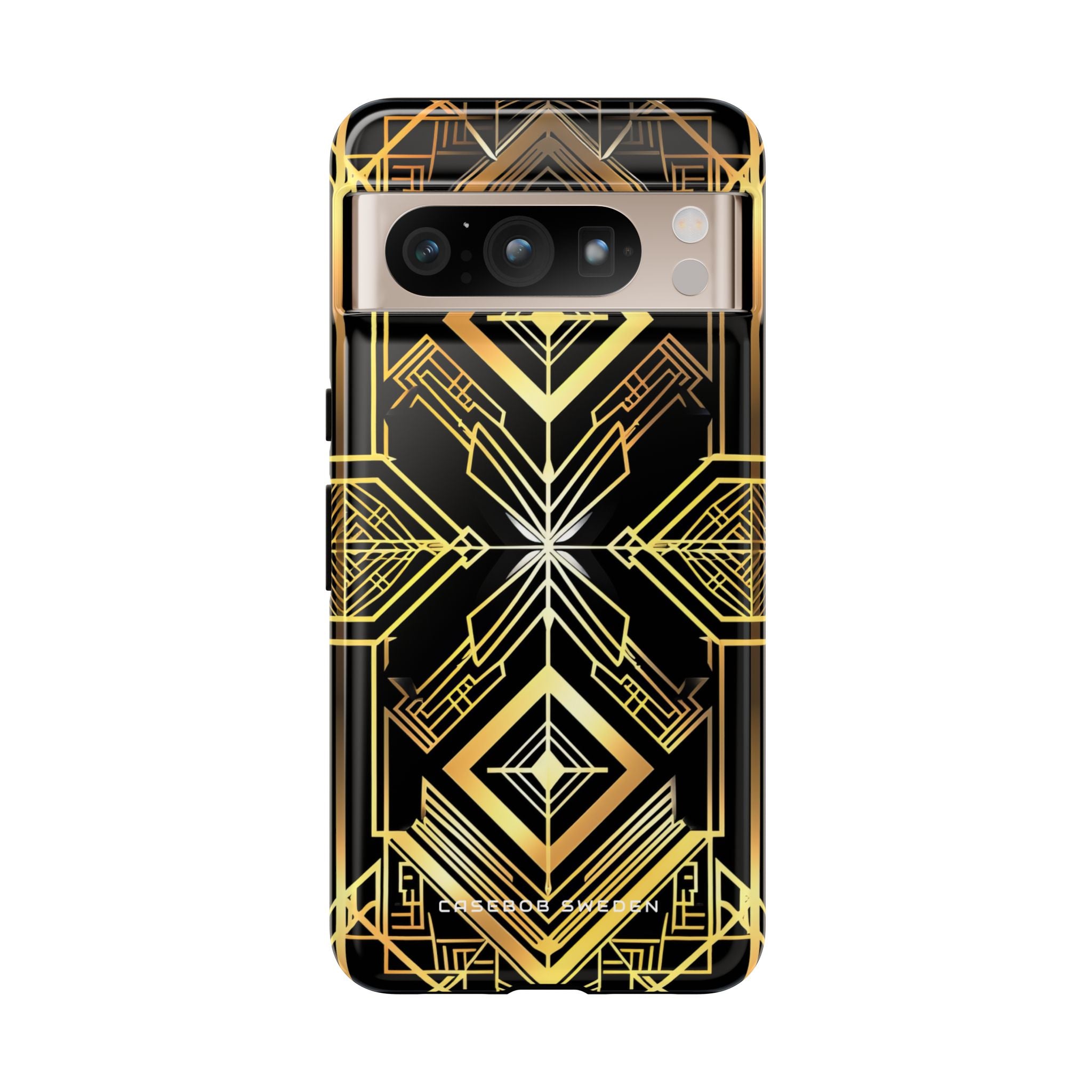 Golden Geometric Opulence Google Pixel 8 - Tough Phone Case