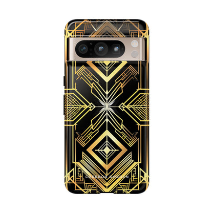 Golden Geometric Opulence Google Pixel 8 - Tough Phone Case