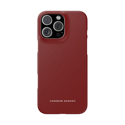 Maroon iPhone 16 - Slim Phone Case