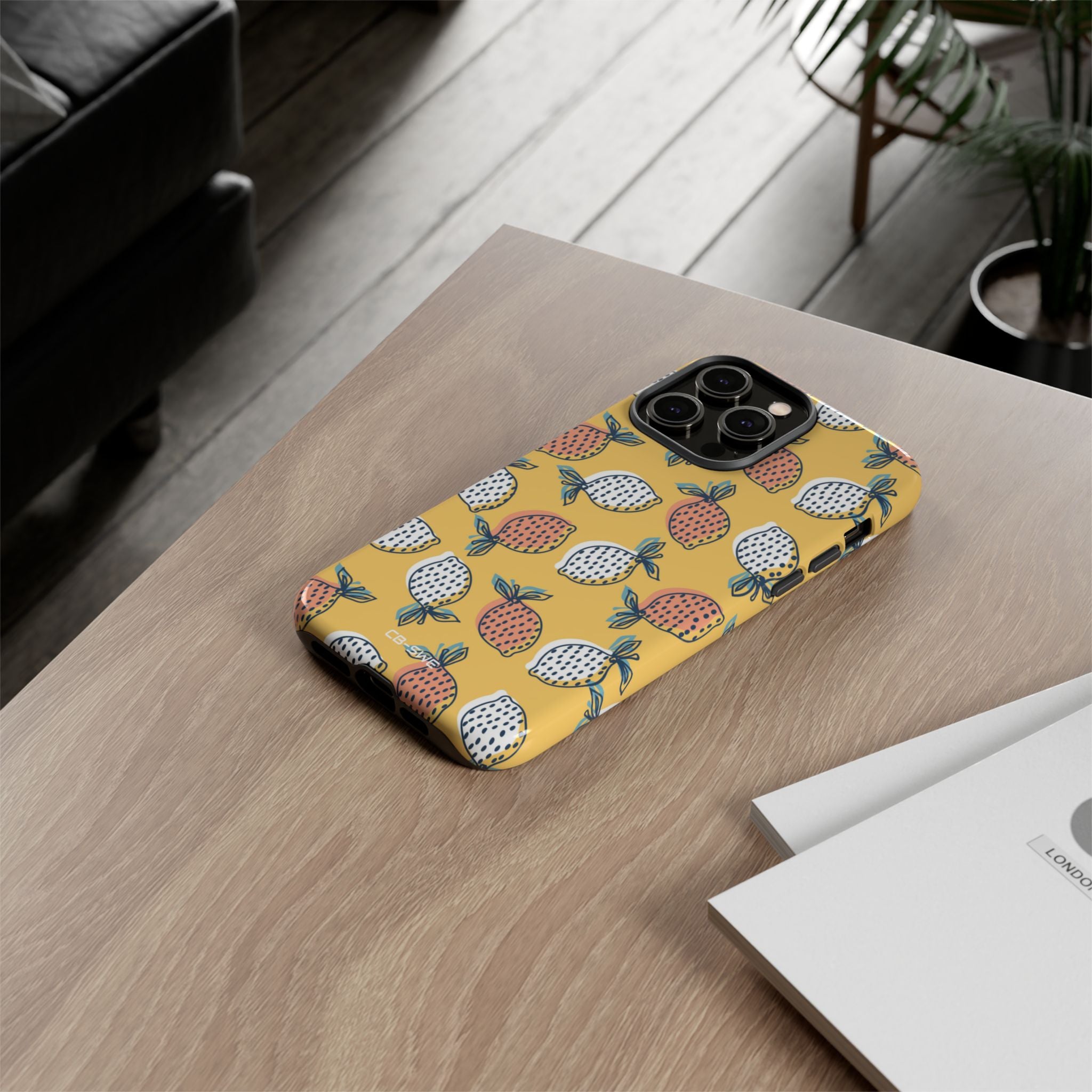 Lemons Dance Playfully - iPhone Case