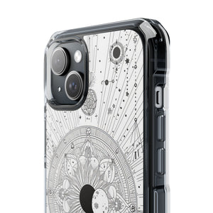 Celestial Mandala Mystique – Handyhülle für iPhone (Clear Impact – Magnetisch) 