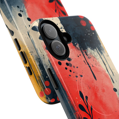 Vibrant Floral Energy iPhone 16 | Tough+ Phone Case