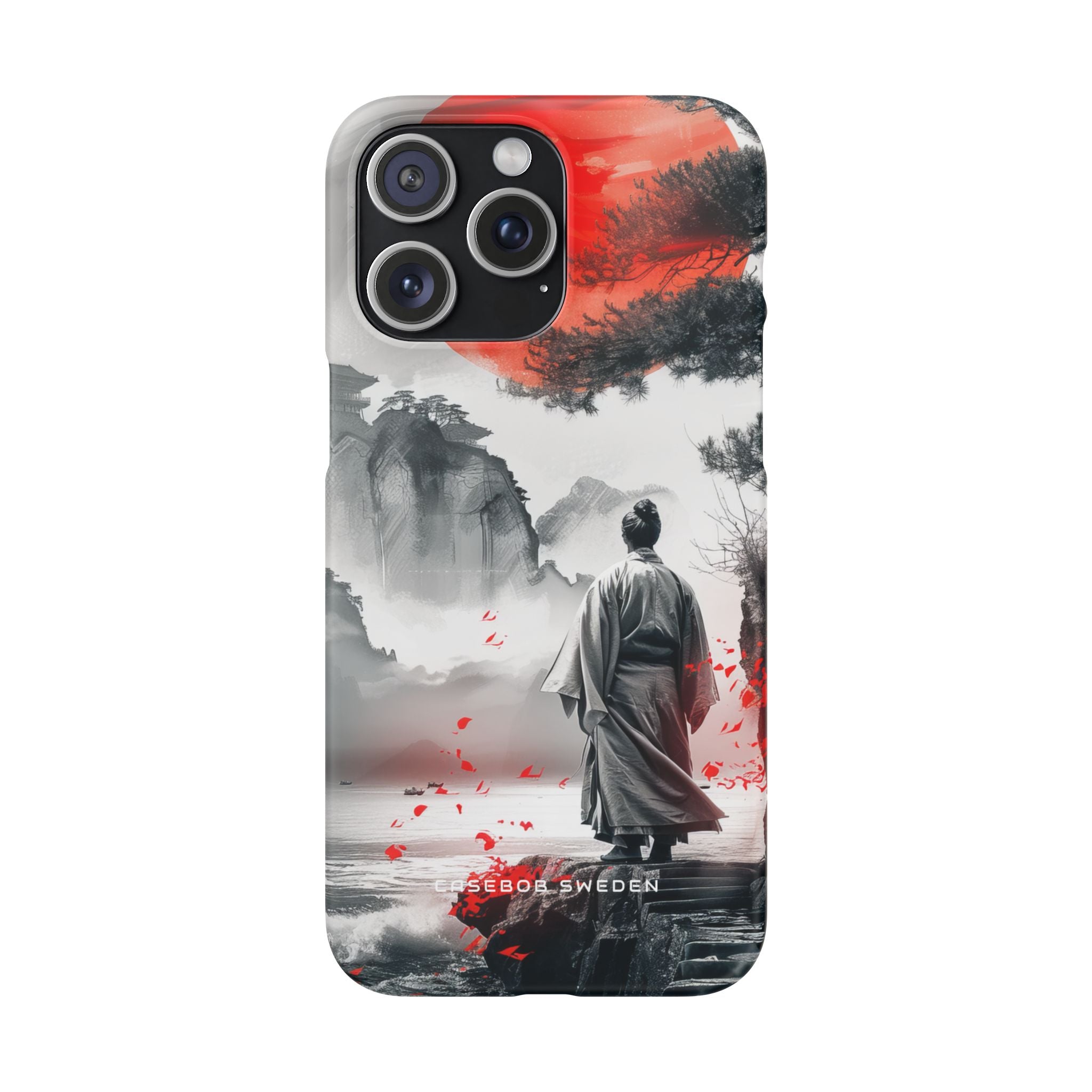 Zen Harmony: Japanese Serenity in Motion iPhone 15 - Slim Phone Case