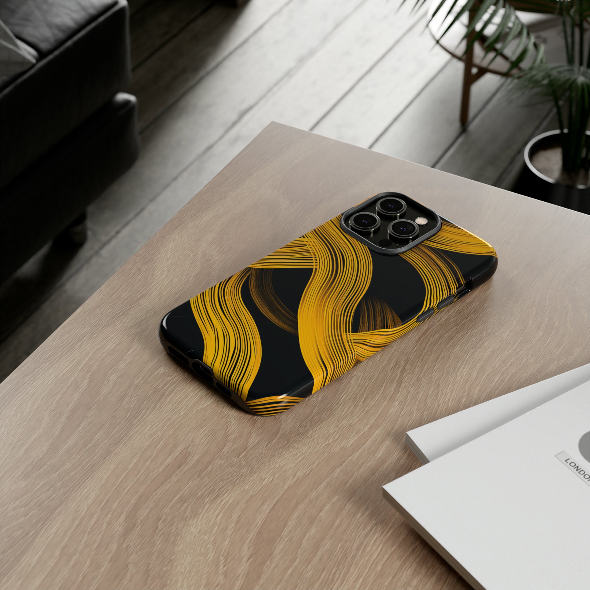 Golden Line Sleekness - Protective Phone Case