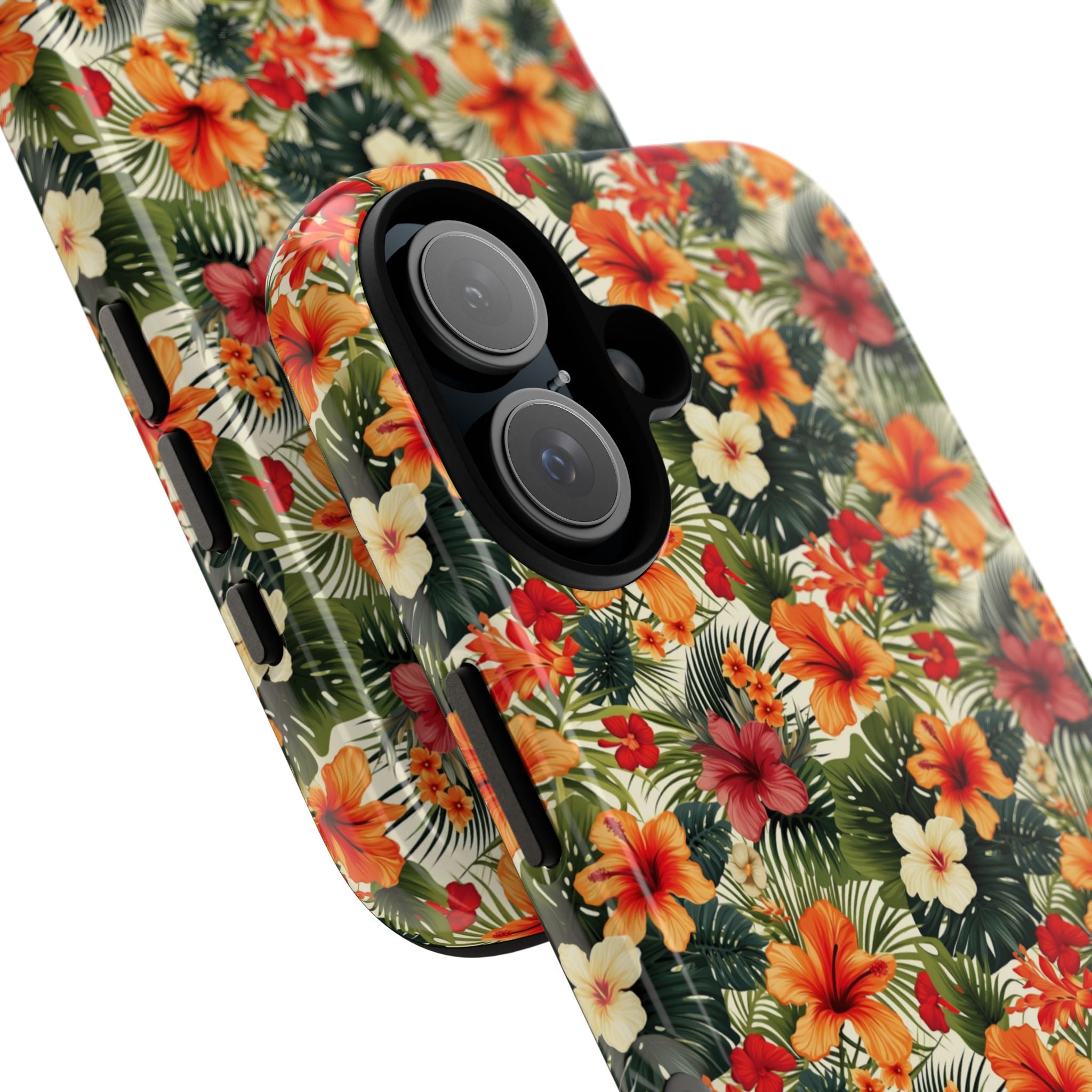 Tropical Blooms Flourish - iPhone Case