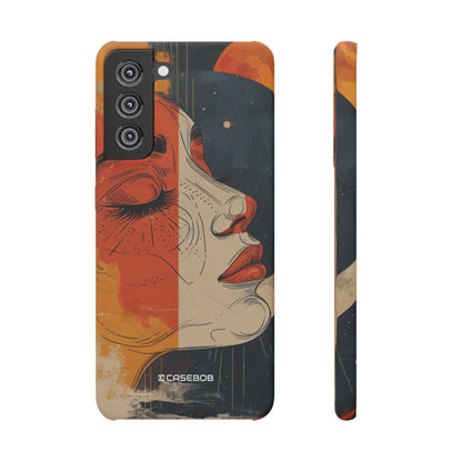 Celestial Duality | Slim Phone Case for Samsung