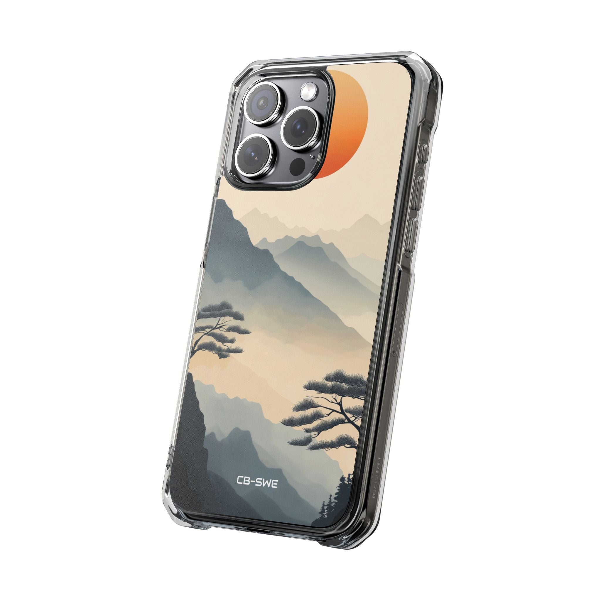 Mountains Embrace Sun iPhone Case - Impact